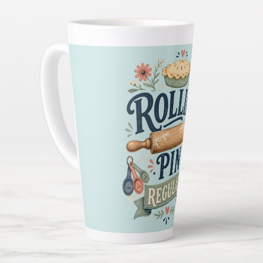 Deegroller Regelmatige Cottage Baker Latte Mok (Linkerhoek)