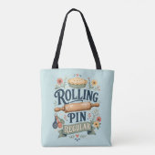 Deegroller Regelmatige Cottage Bakker Tote Bag (Achterkant)