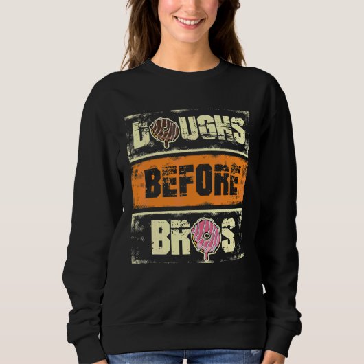 Deegs Voor Broers Vrouwen Donut Sprinkle Doughnut Trui (Voorkant)