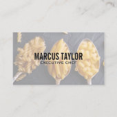 Deegwaren op lepel | Cultuur Visitekaartje (Voorkant)