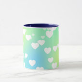 Deegwaren verwarmen twee gebonde koffie en thee mok (Midden)