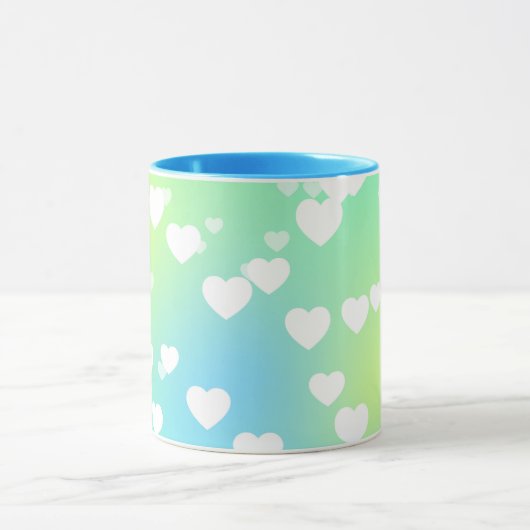 Deegwaren verwarmen twee tonde koffie- en theethee mok (Midden)