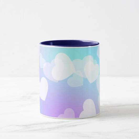 Deegwaren verwarmen twee tonde koffie- en theethee mok (Midden)