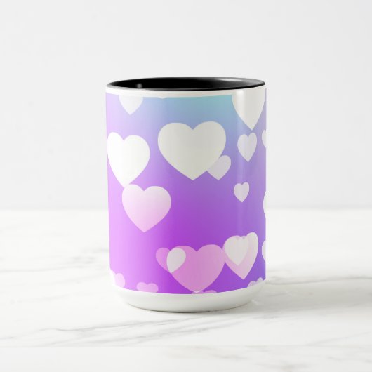 Deegwaren verwarmen twee tonde koffie- en theethee mok (Midden)