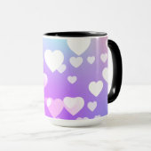 Deegwaren verwarmen twee tonde koffie- en theethee mok (Voorkant rechts)