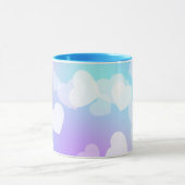 Deegwaren verwarmen twee tonde koffie- en theethee mok (Midden)