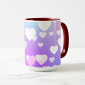 Deegwaren verwarmen twee tonde koffie- en theethee mok (Voorkant rechts)