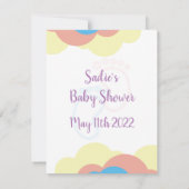 Deegwaren voor Baby | Genderneutrale handhaving Notitiekaartje (Achterkant)