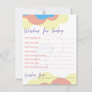 Deegwaren voor Baby Genderneutrale handhaving Notitiekaartje