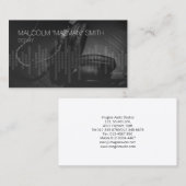 Deejay Disc Jockey DJ Sound Wave Hoofdtelefoon Visitekaartje (Voorkant / Achterkant)