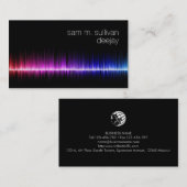 Deejay Disk Jockey Music Visitekaartje (Voorkant / Achterkant)
