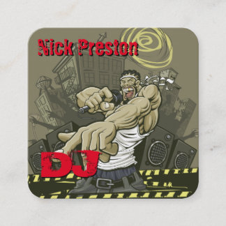 DeeJay | DJ Mix Funky Beats Vierkante Visitekaartje
