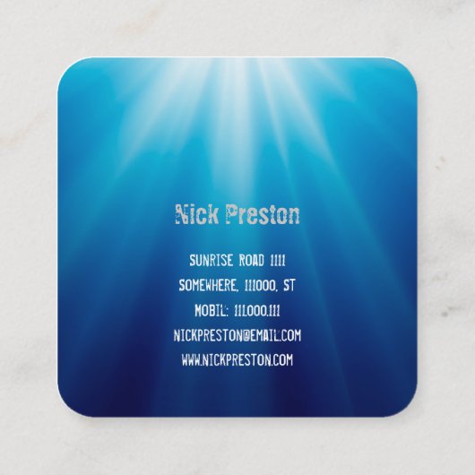 DeeJay | DJ Mix Funky Beats Visitekaartje (Achterkant)