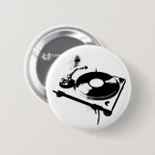 Deejay DJ Platenspeler Button | House Music Gifts (Voorkant /achterkant)