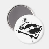 Deejay DJ Platenspeler Magnet | House Music Gifts (Voorkant / Achterkant)
