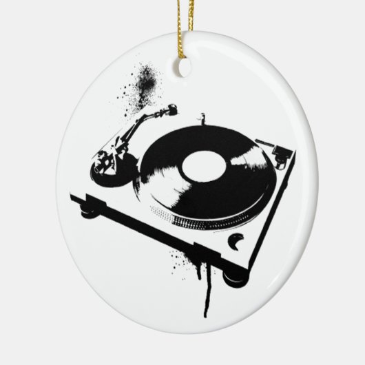 Deejay DJ Platenspeler Ornament | House Music Gift (Links)