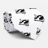 Deejay DJ Platenspeler Stropdas | Ibiza House Musi (Opgerold)