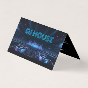 Deejay DJ's Mixen Muziek Modern Muziek Evenement Kaart