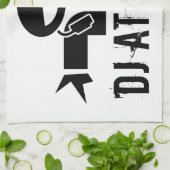 Deejay-handdoek | DJ-versnelling met aangepaste sl Theedoek (Gevouwen)