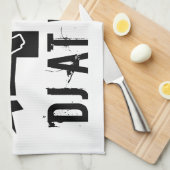 Deejay-handdoek | DJ-versnelling met aangepaste sl Theedoek (Quarter Fold)