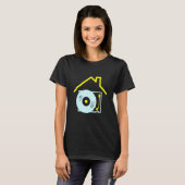 Deejay I Love House Music - House Music Dj Turntab T-shirt (Voorkant volledig)