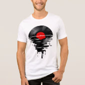 Deejay record cool Tri-Blend shirt (Voorkant)