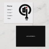 Deejay visitekaartjes (Voorkant / Achterkant)