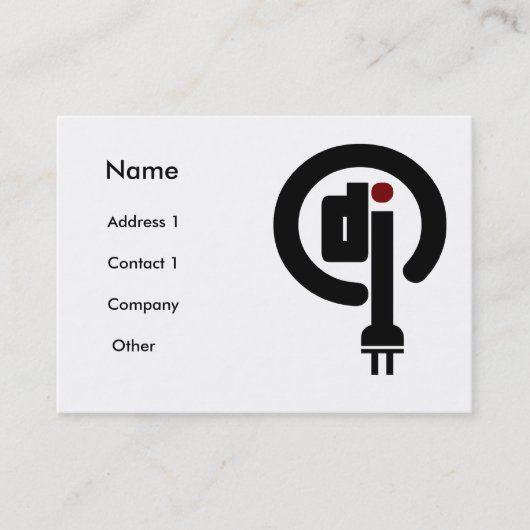 Deejay visitekaartjes (Voorkant)