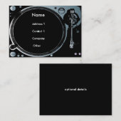 Deejay visitekaartjes (Voorkant / Achterkant)