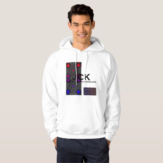 Deel 13 caleidoscoop art 2 hoodie (Voorkant volledig)