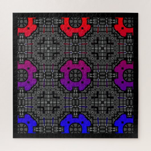 Deel 13 caleidoscoop art 2 legpuzzel (Verticaal)