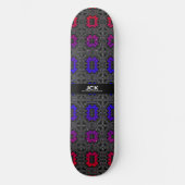 Deel 13 caleidoscoop art 2 persoonlijk skateboard (Voorkant)