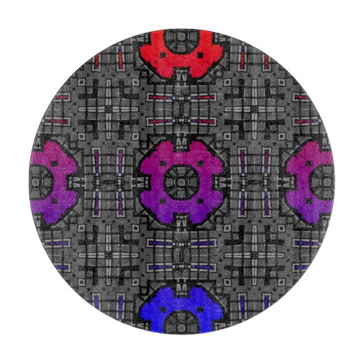 Deel 13 caleidoscoop art 2 snijplank (Voorkant)