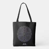 Deel 13 Kaleidoscoop art 12 Tote Bag (Achterkant)