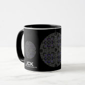 Deel 13 Kaleidoscoop art eenentwintig Mok (Voorkant links)