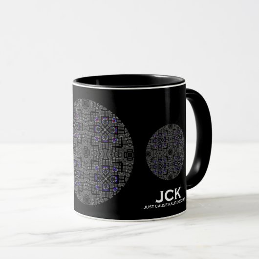 Deel 13 Kaleidoscoop art eenentwintig Mok (Voorkant rechts)