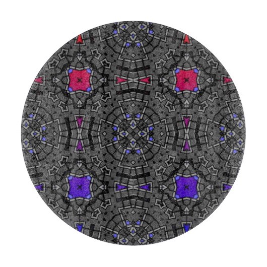 Deel 13 Kaleidoscoop art eenentwintig Snijplank (Voorkant)