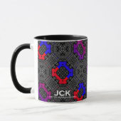 Deel 13 van de caleidoscoop art 4 mok (Links)