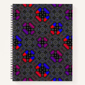 Deel 13 van de caleidoscoop art 4 notitieboek (Voorkant)