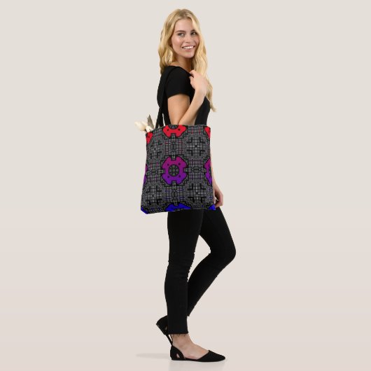 Deel 13 van de caleidoscoop art 4 tote bag (Op model)