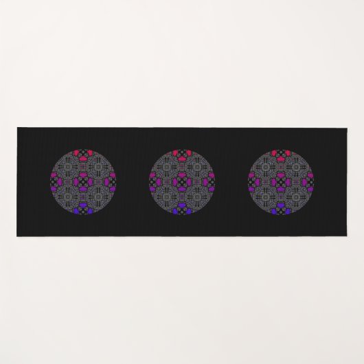 Deel 13 van de caleidoscoop art 4 yogamat (Voorkant (horizontaal))