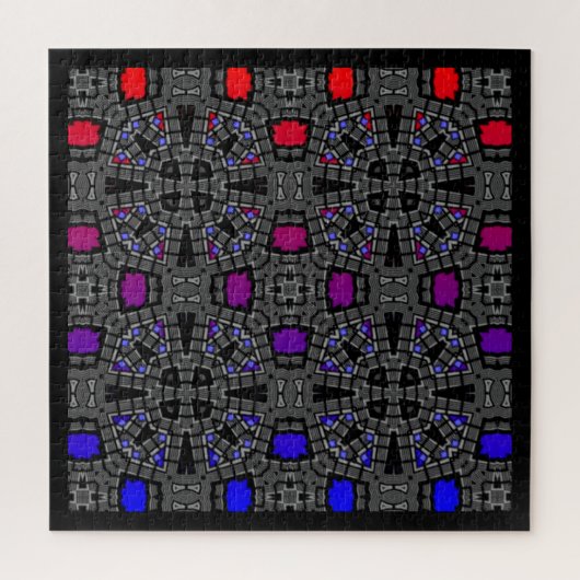 Deel 13 van de caleidoscoop art 5 legpuzzel (Verticaal)