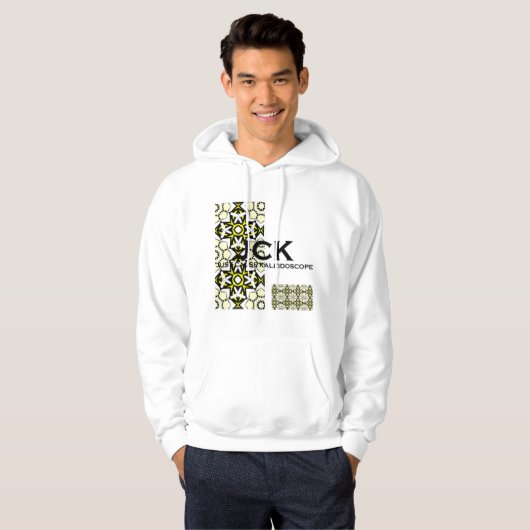 Deel 1's caleidoscoop art 24 hoodie (Voorkant volledig)