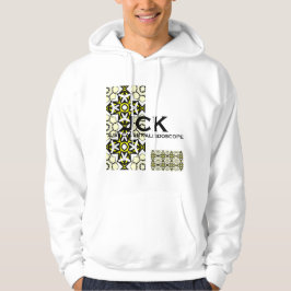 Deel 1's caleidoscoop art 24 hoodie