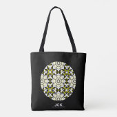 Deel 1's caleidoscoop art 24 tote bag (Achterkant)