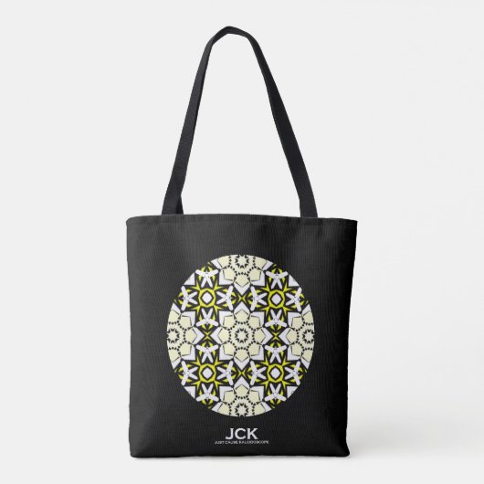 Deel 1's caleidoscoop art 24 tote bag (Achterkant)