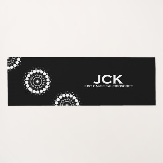 Deel 1's caleidoscoop art 24 yogamat (Achterkant (horizontaal))