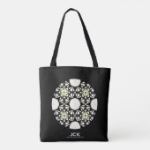 Deel 1's caleidoscoop art 25 tote bag (Achterkant)