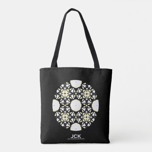 Deel 1's caleidoscoop art 25 tote bag (Achterkant)