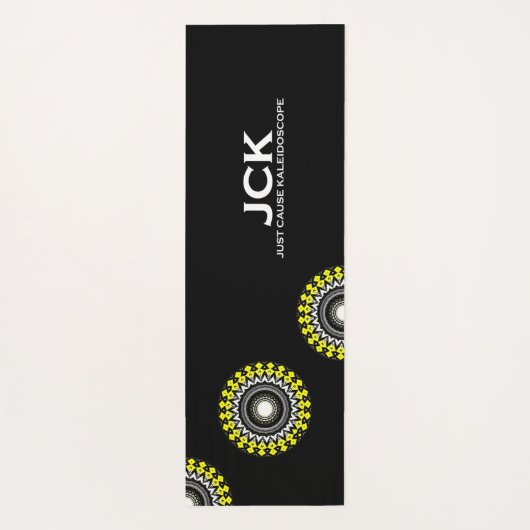 Deel 1's caleidoscoop art 25 yogamat (Achterkant)